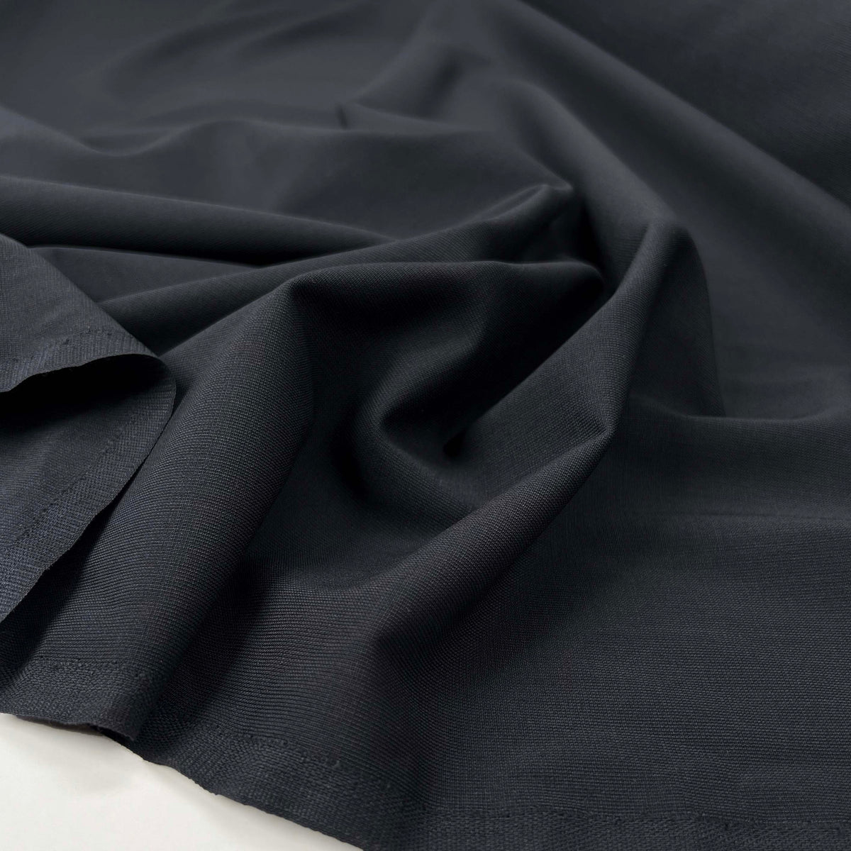 Black Polyester Wool Lycra Dressmaking Fabric Here to Eternity CU