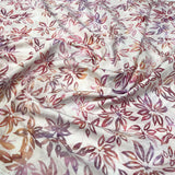 Hoffman Bali Cotton Lawn Lychee Bloom Indonesian Pink Cream Floral Dress Fabric CU