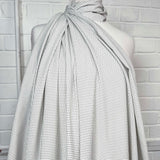 Black and White Spotted Viscose Fabric Italian Challis - Dottie Mannequin