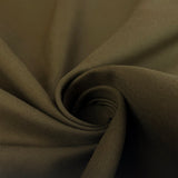 Italian Ex-Designer Cotton Twill Fabric Leoni Dark Khaki Twist