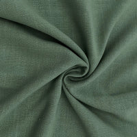 Remnant - Rustic Drape Viscose Linen - Spruce (1.18m)