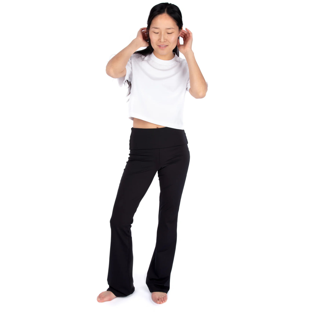 Jalie - Kim foldover waist shorts and flared pants pattern