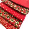 JL Christmas Fat Quarter - Glitter & Red