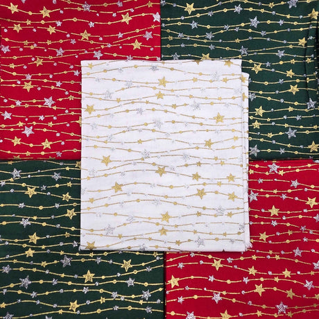 John Louden Christmas Fat Quarter Party Streamers Bundle