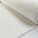 Laura Ashley Austen Off White Linen Cotton Canvas Plain Furnishing Fabric Roll