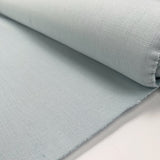 Laura Ashley Austen Pale Seaspray Blue Linen Cotton Canvas Plain Furnishing Fabric Roll