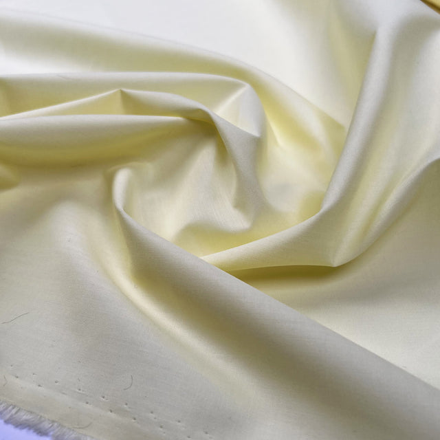Lemonade Nylon Yellow Pale Woven Shirting Fabric CU