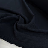 Linea Nero Polyester Seersucker Ex Designer Fabric CU