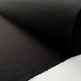 Linen Look Hemp Dark Grey Cotton Spandex Plain Woven Shirting Fabric Roll