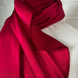 Liquid Cherry – satin-backed crepe dress fabric CU