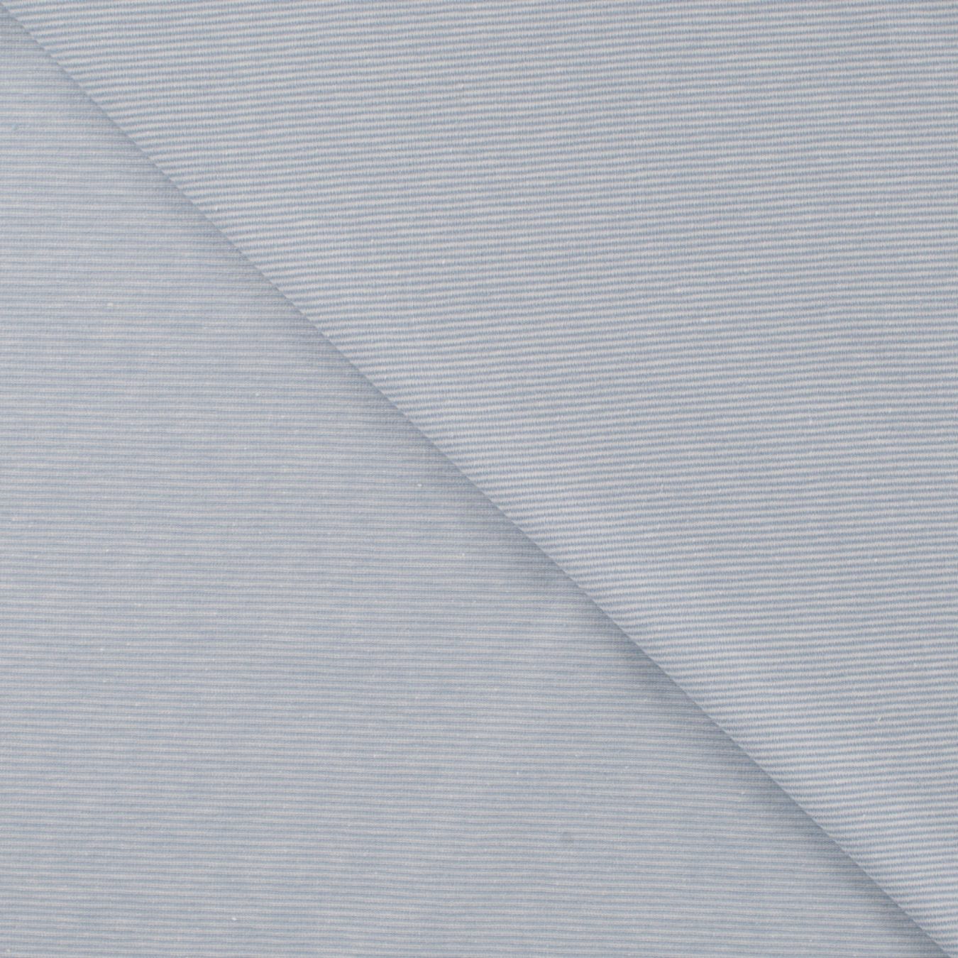Little Lines Dusk Striped Knitted Cotton Jersey 200gsm Dress Fabric Fold