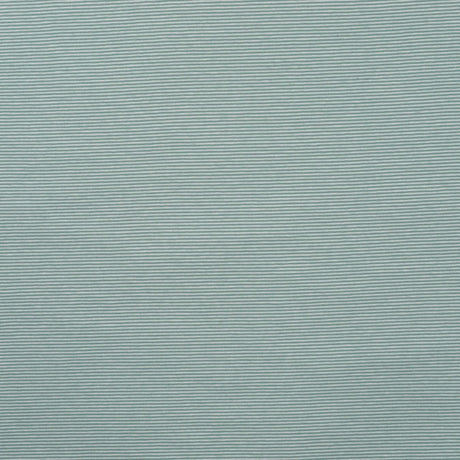 Little Lines Sage Striped Knitted Cotton Jersey 200gsm Dress Fabric Flat