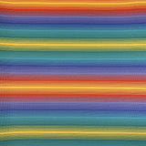 Luxe Canvas Rainbow Stripy Multi Colour Water Resistant Canvas For Outdoors