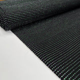 Luxe Prism Brocade Black Polyester Cotton Polyamide Dressmaking Fabric Bolt