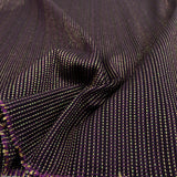 Luxe Prism Brocade Purple Polyester Cotton Polyamide Dressmaking Fabric CU