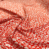 Lyocell - Floral Red