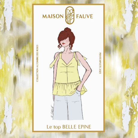 Maison Fauve Belle Epine Top Sewing Pattern Front Cover