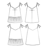 Maison Fauve Belle Epine Top Sewing Pattern Illustration