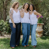 Maison Fauve Belle Epine Top Sewing Pattern White Different Sizes