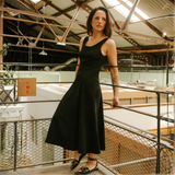 Maison Fauve Linger Dress Sewing Pattern Black Front 2