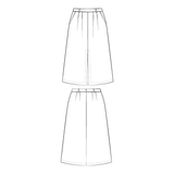 Maison Fauve Silvana Skirt Sewing Pattern Illustration