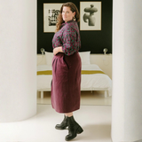 Maison Fauve Silvana Skirt Sewing Pattern Wine Side