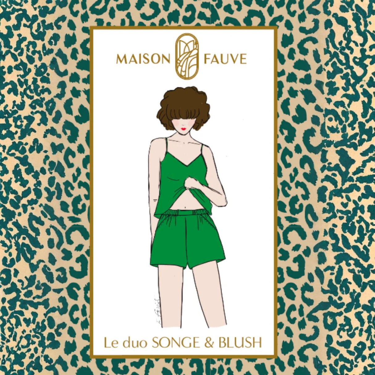Maison Fauve Blush Songe Pyjamas Sewing Pattern Cover