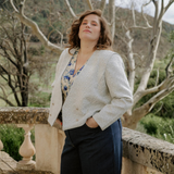 Maison Fauve Damas Jacket Sewing Pattern Grey Front 2