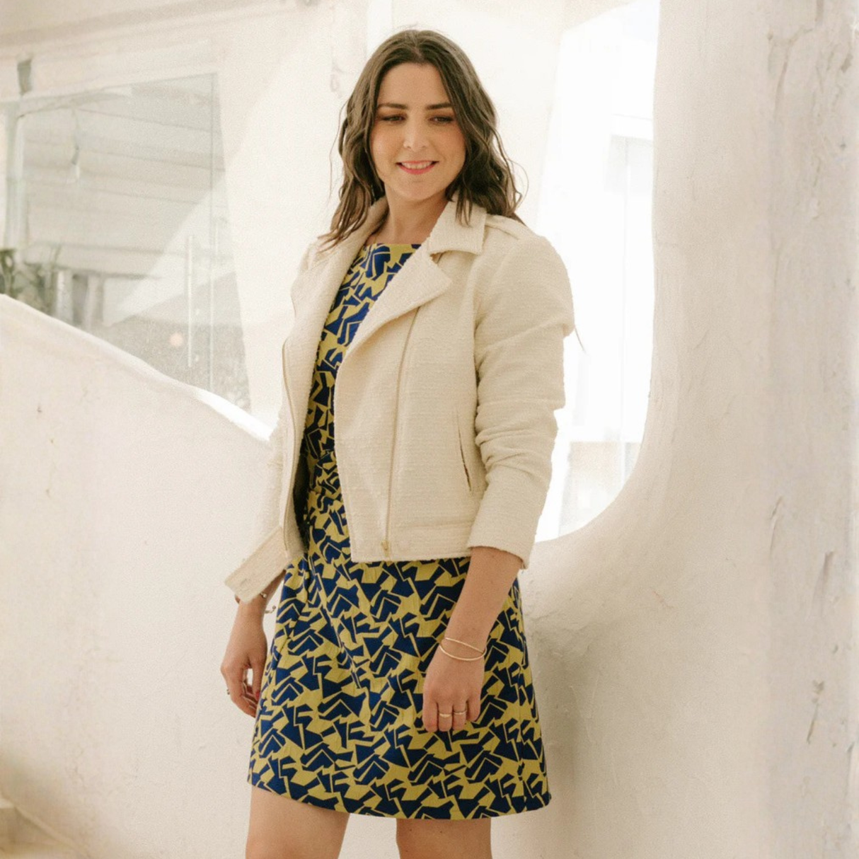 Maison Fauve Misfit Perfecto Sewing Pattern White Front