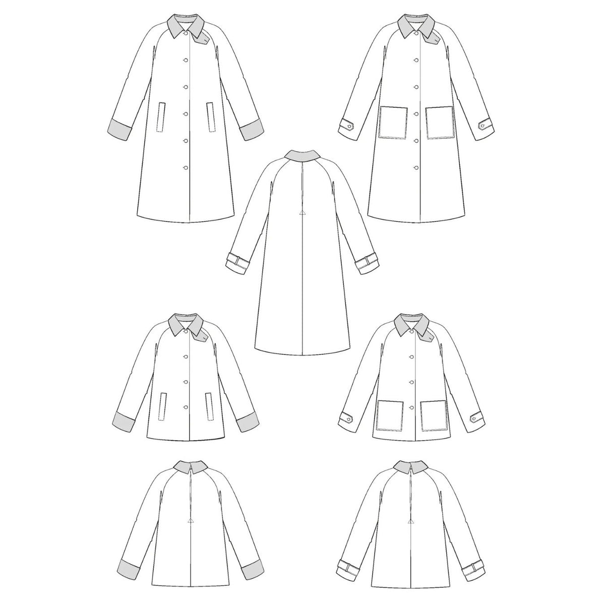 Maison Fauve Roman Overcoat Sewing Pattern 33