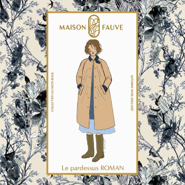 Maison Fauve Roman Overcoat Sewing Pattern Cover