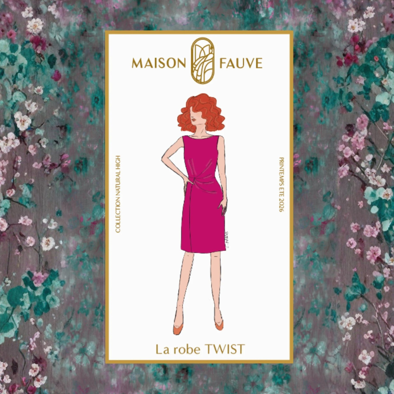 Maison Fauve Twist Dress Sewing Pattern Cover