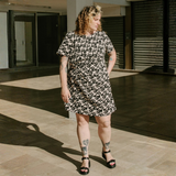 Maison Fauve Twist Dress Sewing Pattern Large Size Front