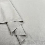 Modal French Terry Silver Grey Elastane Slinky Knit Jersey Fabric Fold
