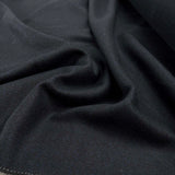 Moody Blues Polyester Wool Mix Blue Black Herringbone Suiting Fabric CU
