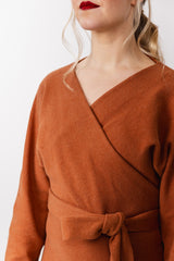 Named kajo batwing wrap sweater dress uk 4-28