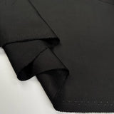 Night Time Silk Black Plain Woven Dress Fabric Fold