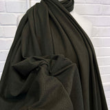 Khaki Green Ponte Roma Jersey Fabric Not a Lot CU