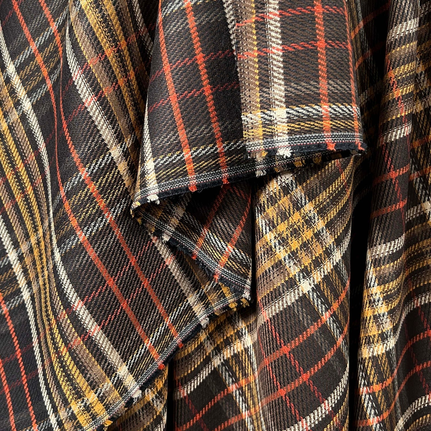 Of The Earth Polyester Viscose Elastane Check Fabric Hang