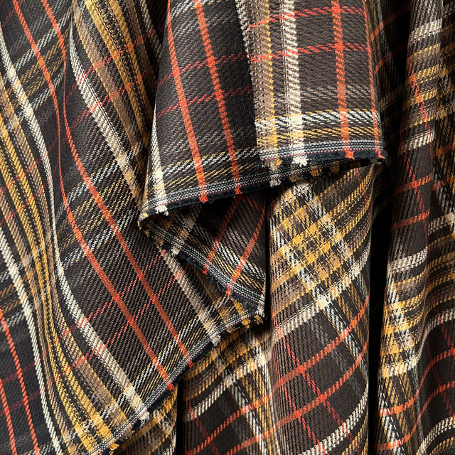 Of The Earth Polyester Viscose Elastane Check Fabric Hang