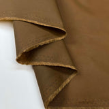Oil Cloth 9oz Brown Cotton Water Resistant Coating Fabric Fold