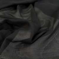 Open Knit Cotton - Black