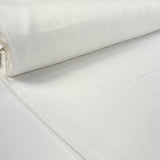 Open Knit Cotton White Woven Fabric Bolt