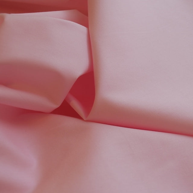 Pale Pink   Plain Dyed Cotton Poplin Fabric