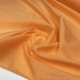 Pennine Cotton Lawn Orange Plain Woven Fine Lightweight Dress Fabric CU