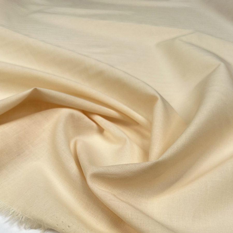 Pennine Cotton Lawn Salmon Plain Woven Fine Lightweight Dress Fabric CU