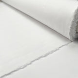 Pennine Cotton Lawn White Plain Woven Fine Lightweight Dress Fabric Roll