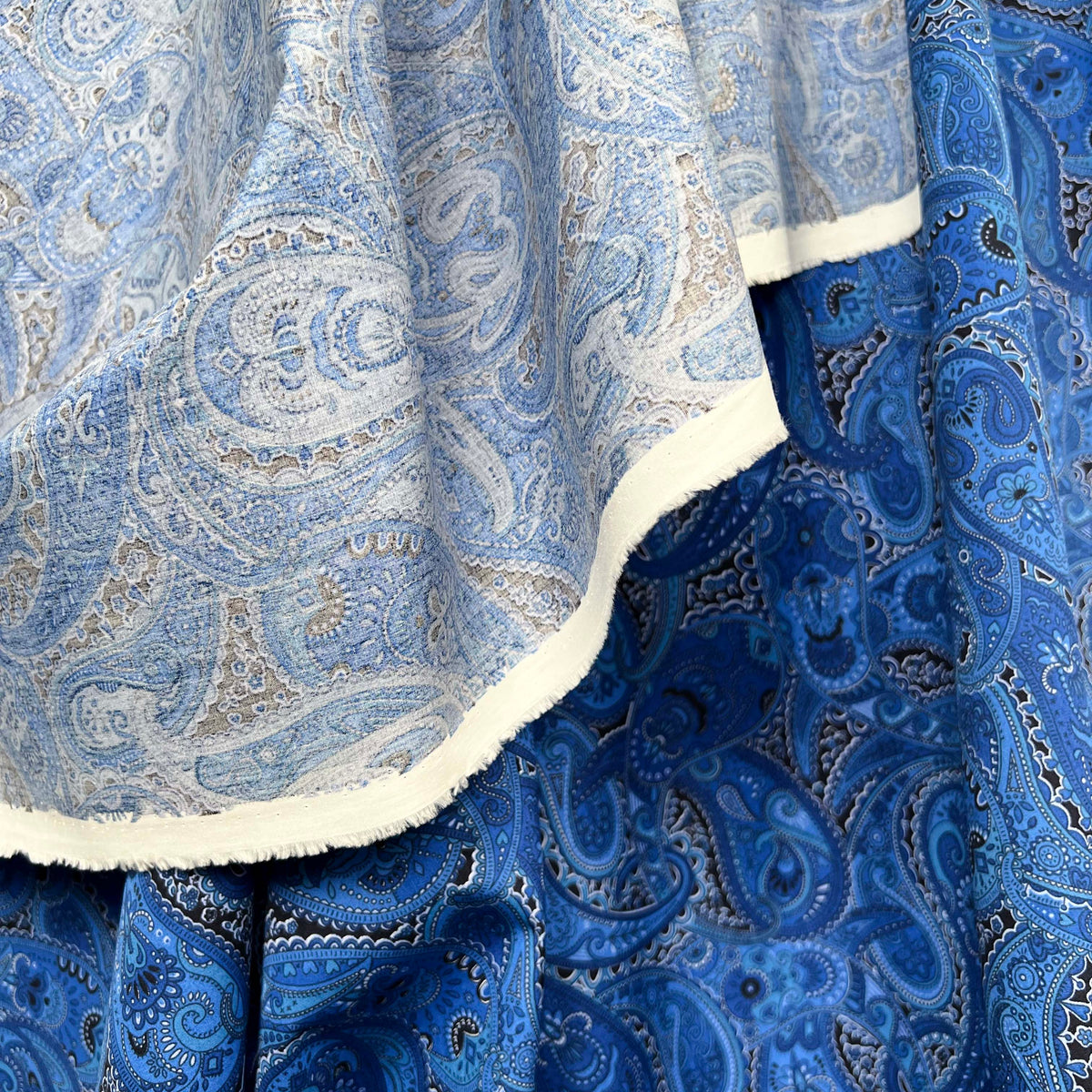 Pima Cotton Lawn – A Twist Of Blue