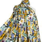 Pastel Watercolour Floral Print Fabric Pima Cotton Lawn Patricia Mannequin