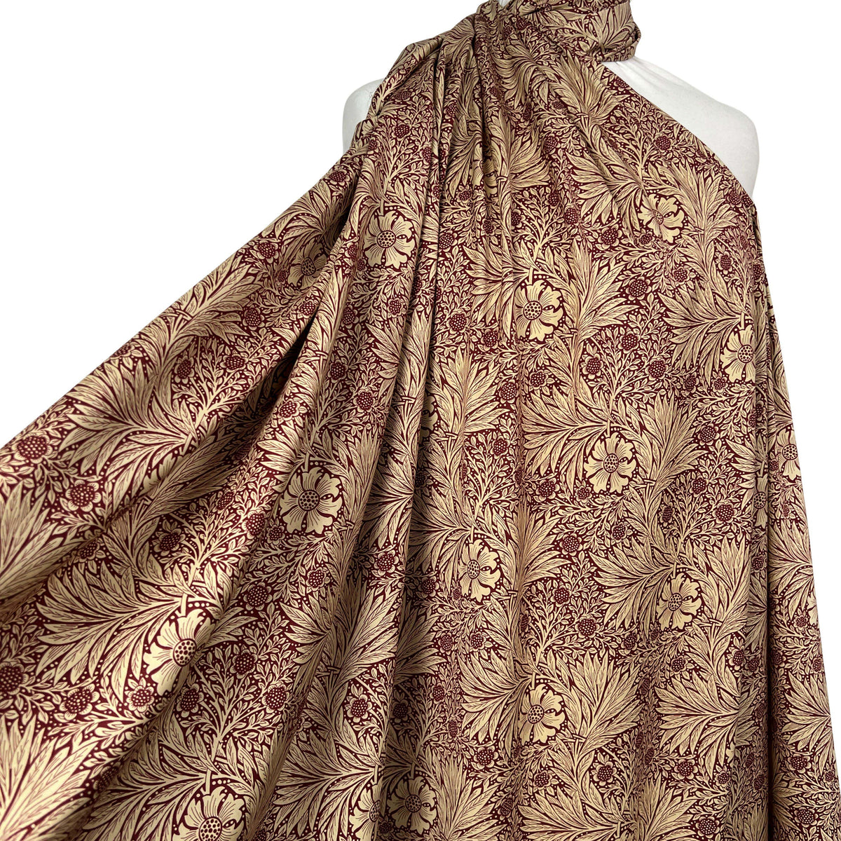 Printed Floral Dress Fabric Pima Cotton Lawn - William Mannequin
